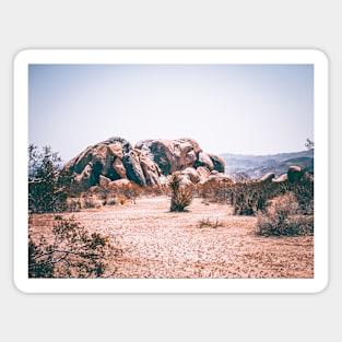 Huge Bolders from Joshua National tree Park Photo V3 Magnet